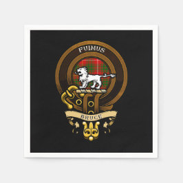 Guardanapo De Papel Clan Bruce Crachá e Crest escoceses | Casaco de ar