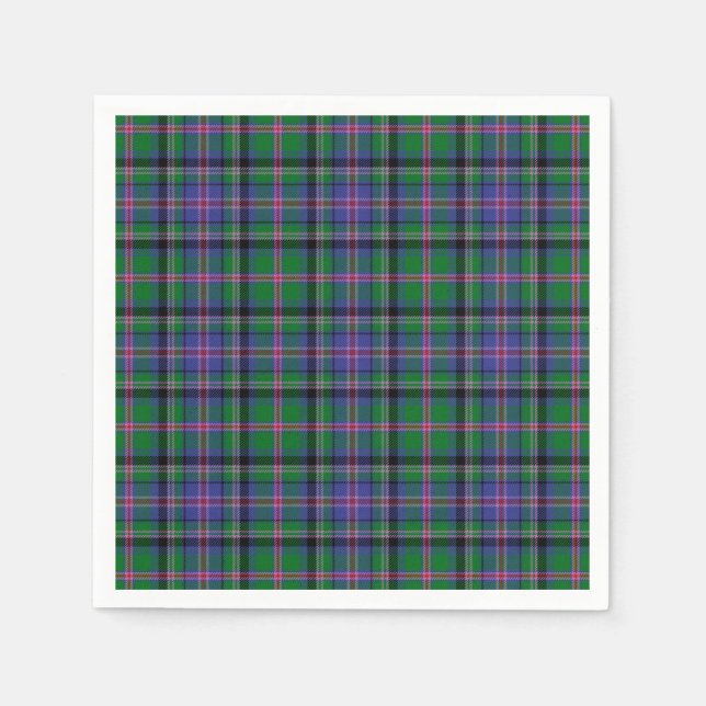 Guardanapo De Papel Clan Cooper Tartan (Frente)