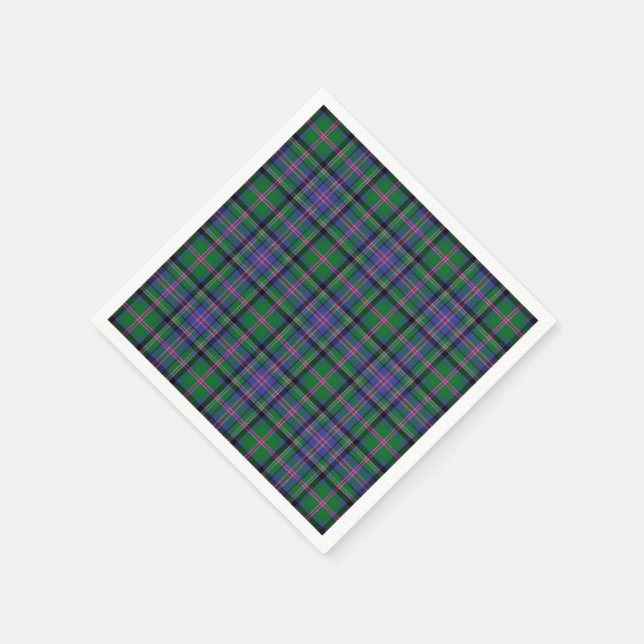 Guardanapo De Papel Clan Cooper Tartan Xadrez (Canto)