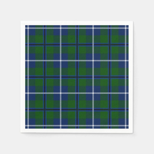 Guardanapo De Papel Clan Douglas Tartan (Frente)