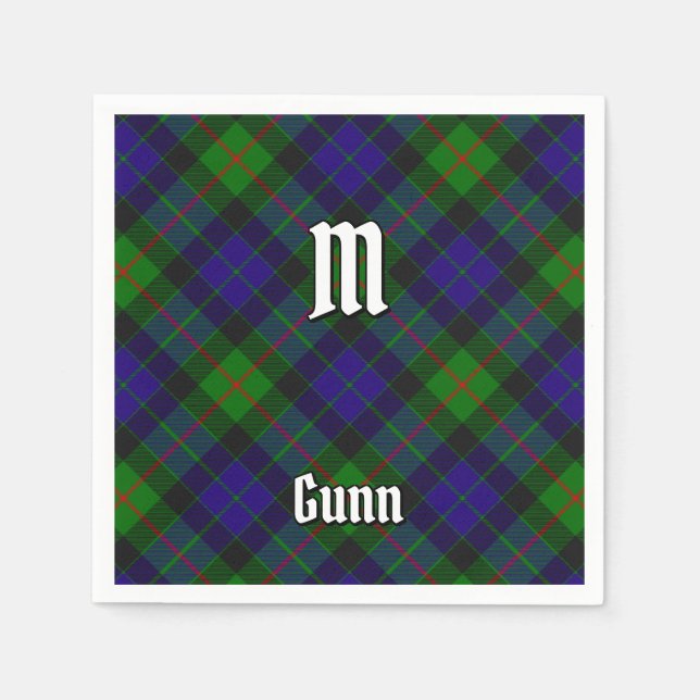 Guardanapo De Papel Clan Gunn Tartan Napkins (Frente)