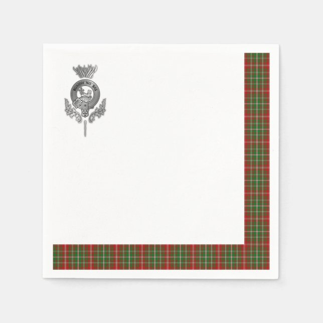 Guardanapo De Papel Clan MacDougall Tartan (Frente)