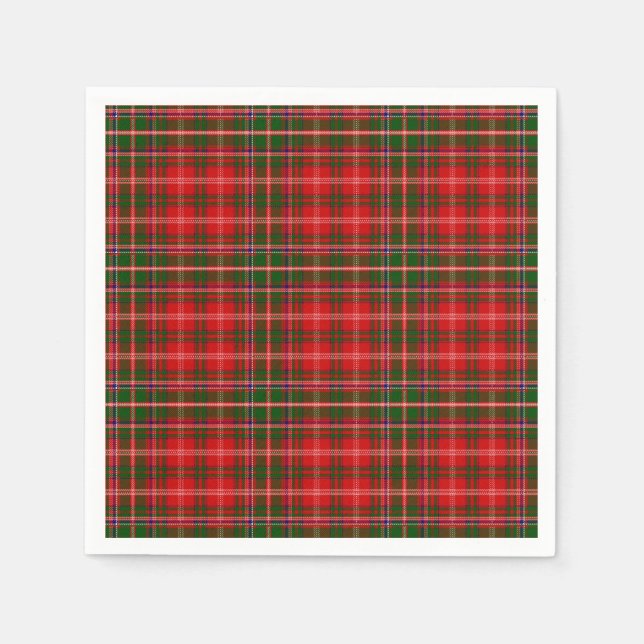 Guardanapo De Papel Clan MacDougall Tartan (Frente)