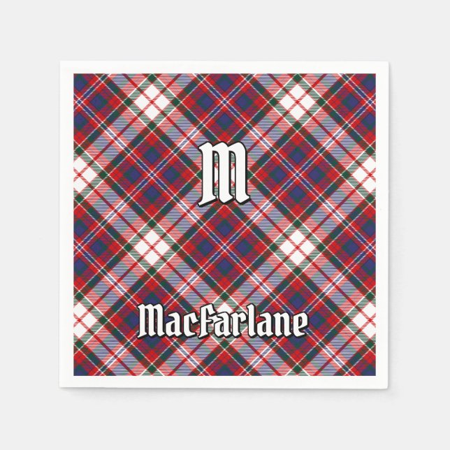 Guardanapo De Papel Clan MacFarlane Dress Tartan (Frente)
