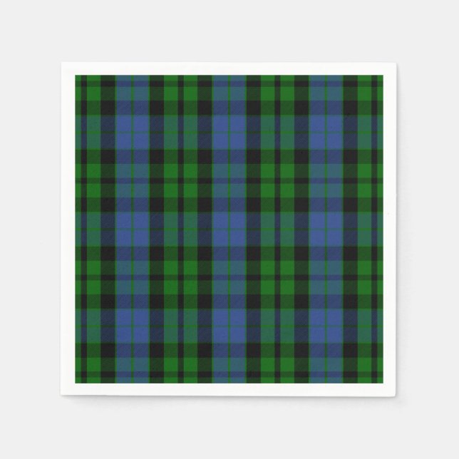 Guardanapo De Papel Clan MacKay Tartan (Frente)
