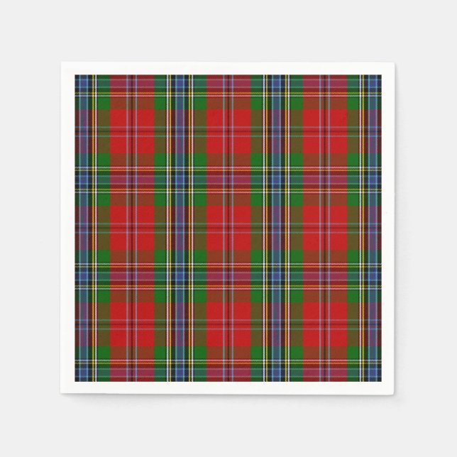 Guardanapo De Papel Clan MacLean De Duart Tartan (Frente)