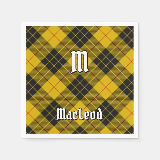 Guardanapo De Papel Clan Macleod de Lewis Tartan (Frente)