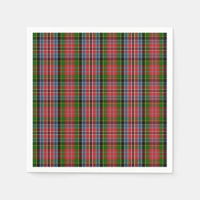 Guardanapo De Papel Clan MacPherson Tartan (Frente)