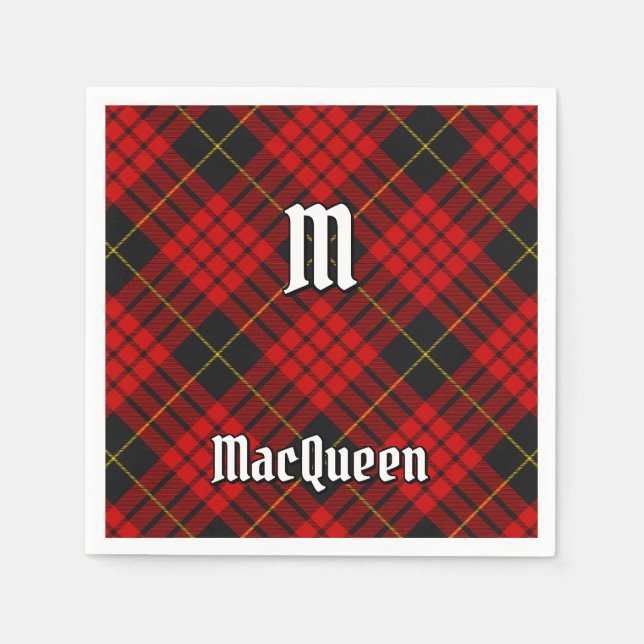 Guardanapo De Papel Clan MacQueen Tartan (Frente)