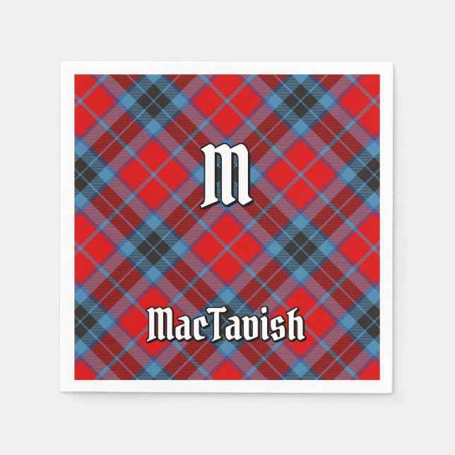 Guardanapo De Papel Clan MacTavish Tartan (Frente)