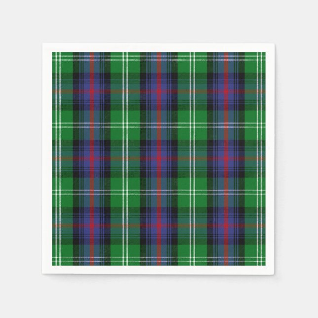 Guardanapo De Papel Clan Sutherland Tartan (Frente)