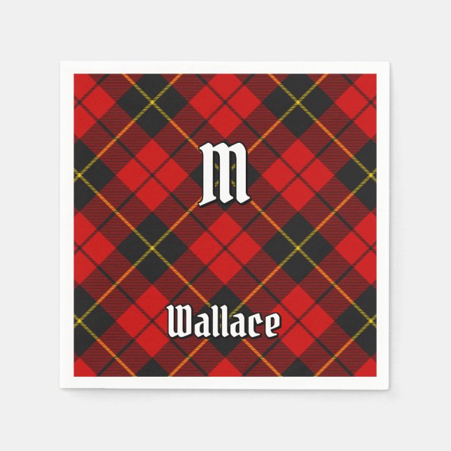 Guardanapo De Papel Clan Wallace Tartan Napkins (Frente)