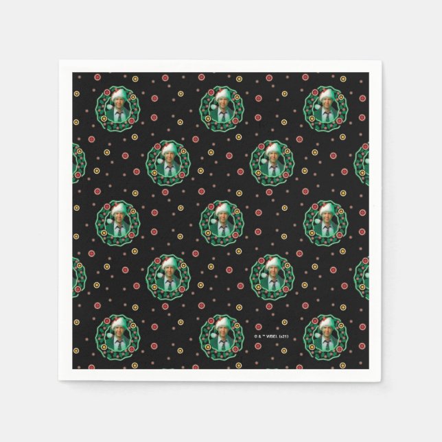 Guardanapo De Papel Clark Griswold Christmas Wreath Pattern (Frente)