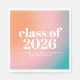 Guardanapo De Papel Classe de Gradiente Colorido de 2024 Personalizado