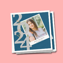 Guardanapo De Papel Classe Elegante de Festa de formatura Fotográfica