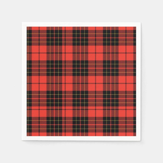 Guardanapo De Papel Classic Dark Red Baby Shower Napkins (Frente)