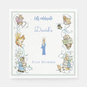 Guardanapo De Papel Classic Peter the Rabbit Beatrix Potter Birthday