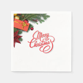 Guardanapo De Papel Classic Traditional Red & Green Elegant