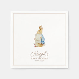 Guardanapo De Papel Clássico Peter, o Chá de fraldas do Coelho