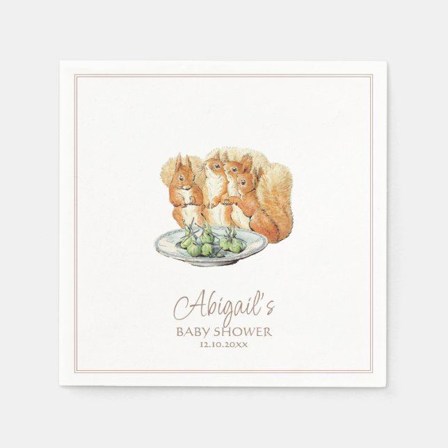 Guardanapo De Papel Clássico Peter o Rabbit Beatrix Potter Baby (Frente)