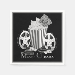 Guardanapo De Papel Clássicos de Filme Preto e Branco
