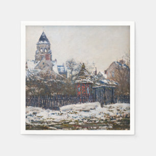 Guardanapo De Papel Claude Monet - A Igreja de Vetheuil