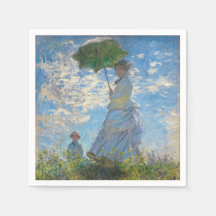 Guardanapo De Papel Claude Monet - A Promenade, Mulher com Parasol