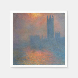 Guardanapo De Papel Claude Monet - Câmaras do Parlamento, Londres