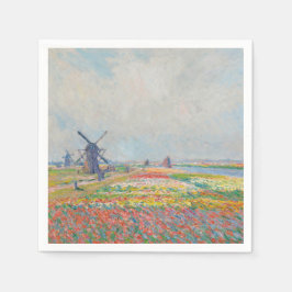 Guardanapo De Papel Claude Monet - Campos Tulip perto de Haia