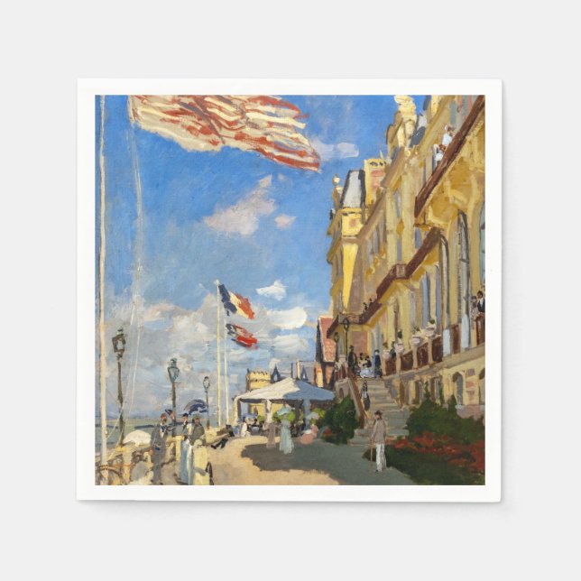 Guardanapo De Papel Claude Monet - Hotel des Roches Noires, Trouville (Frente)