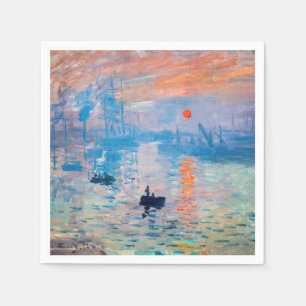 Guardanapo De Papel Claude Monet - Impressão, Assalto do Sol