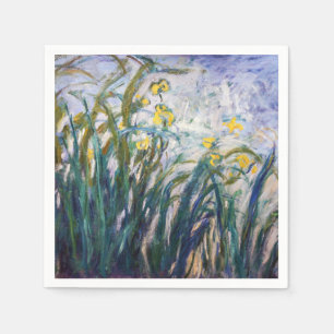 Guardanapo De Papel Claude Monet - Irrisões Amarelo e Roxo
