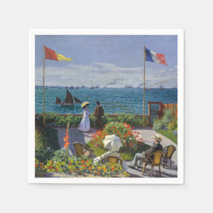 Guardanapo De Papel Claude Monet - Jardim de Sainte-Adresse