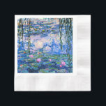 Guardanapo De Papel Claude Monet - Lírios Água, 1919,<br><div class="desc">Pintura famosa de Claude Monet,  Water Lily,  1919.</div>