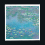 Guardanapo De Papel Claude Monet. Lírios De Água. impressionismo franc<br><div class="desc">Claude Monet,  guardanapo de lírios.</div>