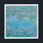 Guardanapo De Papel Claude Monet. Lírios De Água. impressionismo franc<br><div class="desc">Claude Monet,  guardanapo de lírios.</div>