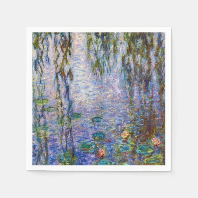 Guardanapo De Papel Claude Monet - Lírios Hídricos (Frente)