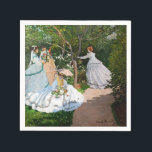 Guardanapo De Papel Claude Monet - Mulheres no Jardim<br><div class="desc">Mulheres no Jardim / Femmes au jardin - Claude Monet,  Petróleo na Canvas, 1866</div>
