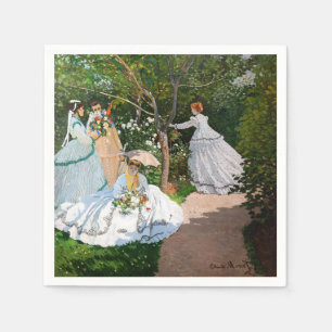 Guardanapo De Papel Claude Monet - Mulheres no Jardim