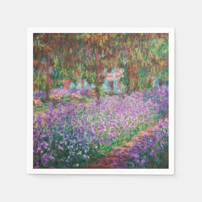 Guardanapo De Papel Claude Monet - O Jardim do Artista em Giverny (Frente)