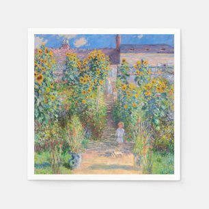 Guardanapo De Papel Claude Monet - O Jardim do Artista em Vetheuil