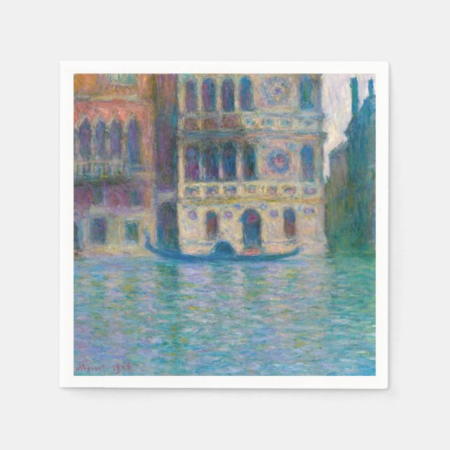 Guardanapo De Papel Claude Monet - Palazzo Dario (Frente)