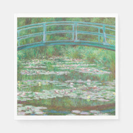 Guardanapo De Papel Claude Monet, Ponte Japonesa. Impressionismo