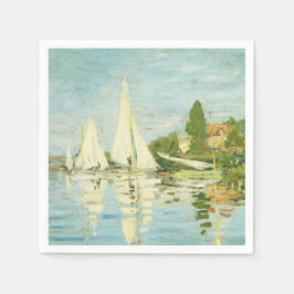 Guardanapo De Papel Claude Monet. Regattas em Argenteuil
