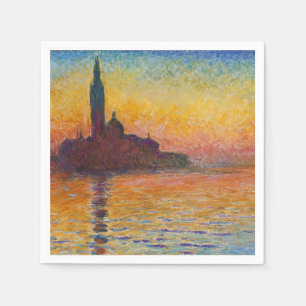 Guardanapo De Papel Claude Monet - San Giorgio Maggiore em Dusk