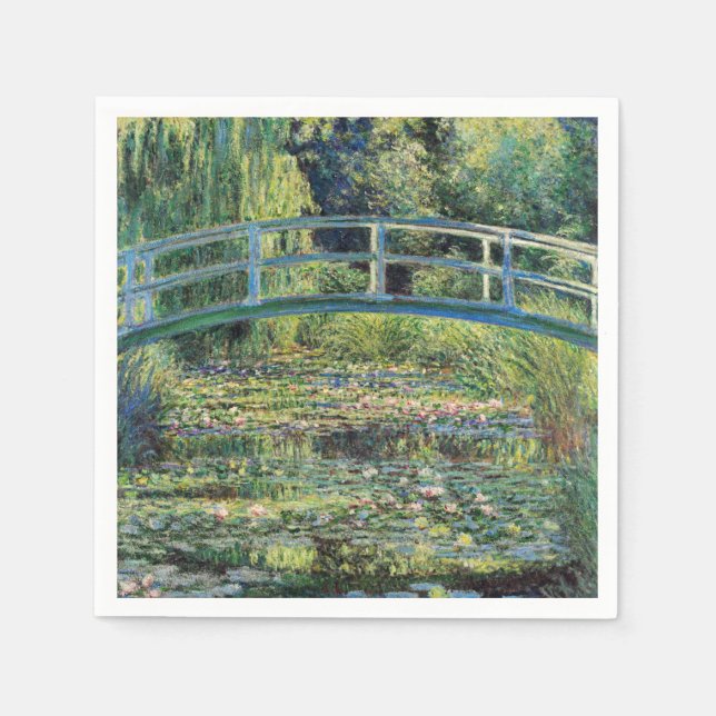 Guardanapo De Papel Claude Monet - Water Lily Pond & Japanesese Bridge (Frente)