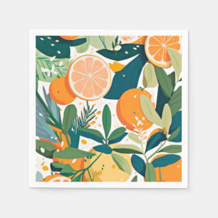 Guardanapo De Papel Clementina mandarina