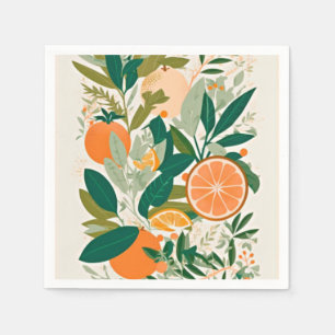 Guardanapo De Papel Clementina mandarina