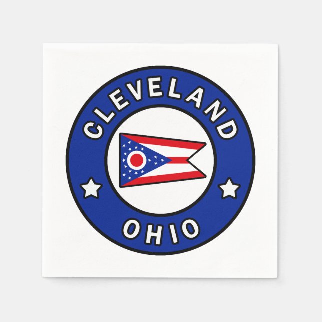 Guardanapo De Papel Cleveland Ohio (Frente)