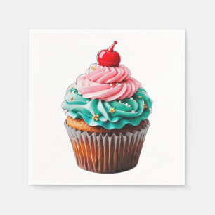 Guardanapo De Papel Clipe de Ilustração de Deserto de Cupcake de Anive